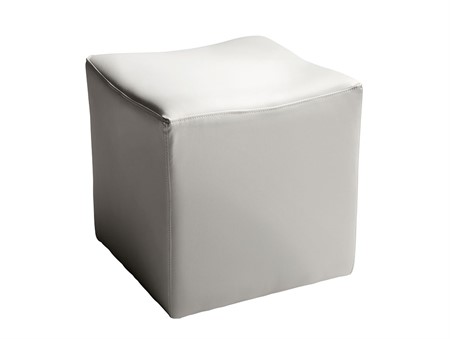 Foot stool,  42x42x42cm, white